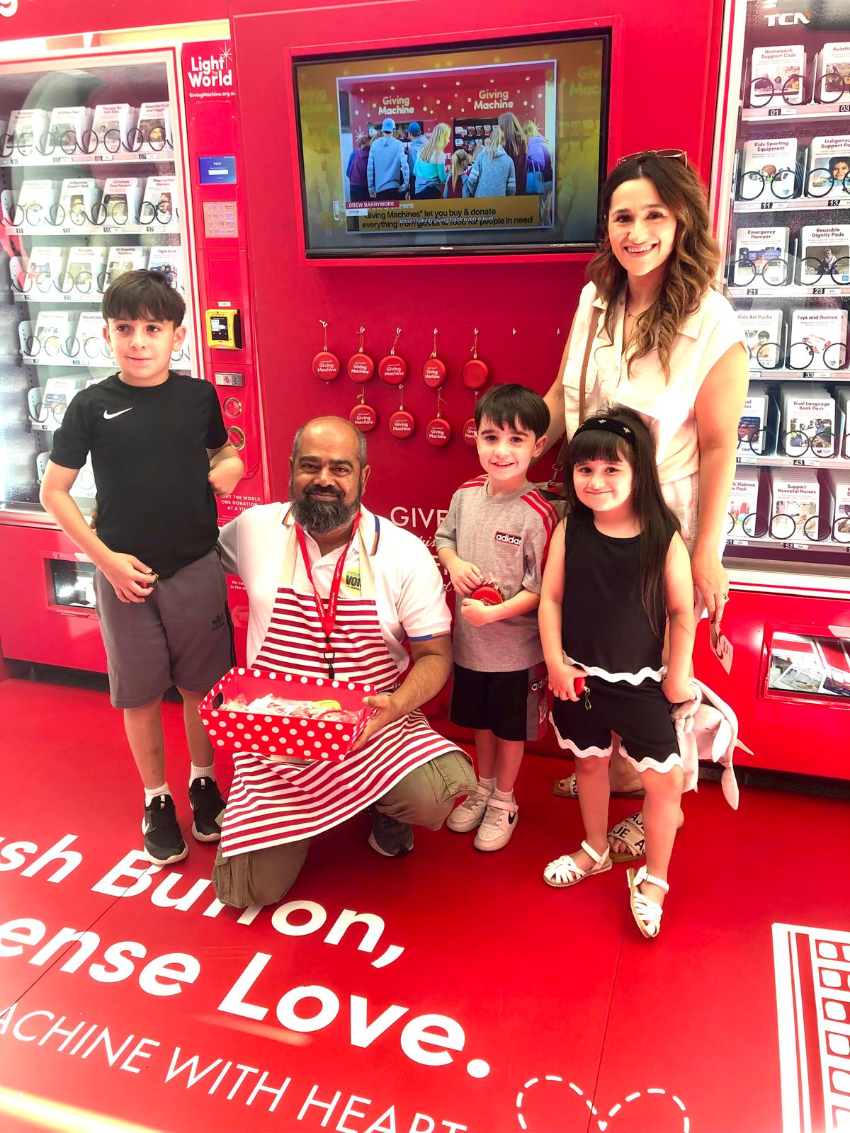 Masud Khalil with the Macquarie Fields community